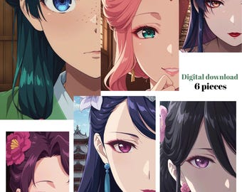 Apothecary Diaries Art – Japanese Anime Portraits (PDF Digital Download)
