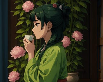 Mao Mao Anime Wall Art | Inspired by The Apothecary Diaries | Digital Download