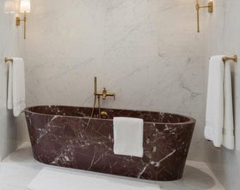 Luxury Marble Freestanding Bathtub AMBT250003