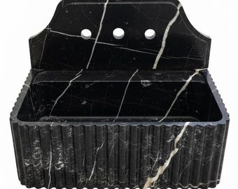 Marble Sink with Backsplash - AMSK250001