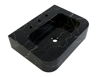 Handcrafted Single Marble Sink - AMSK250008