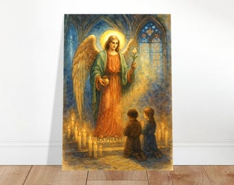 Aartsengel Rafaël – De Genezer van de Mensheid – Engelachtige Kunst in Smaragdgroen Licht