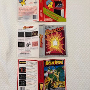 Atari 2600 retro video game replacement cover box art