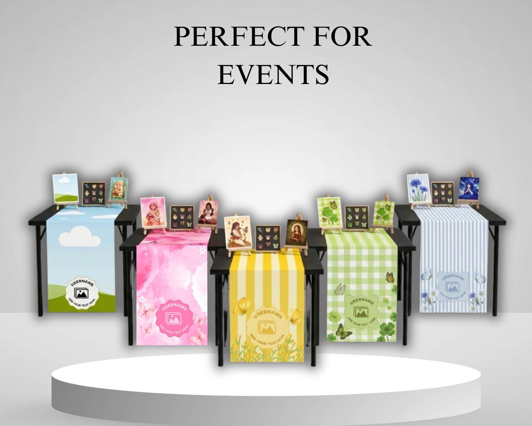 Editable Table Runner Template | Canva Table Runner Design | Printable ...