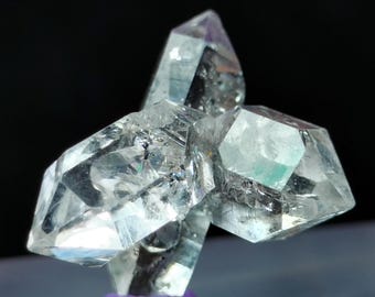 アズライトアラゴナイト標本：パキスタン鉱物展示（216グラム、7 x 5