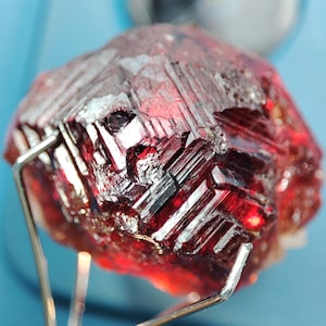 Etched Spessartine garnet thumbnail crystal from Pakistan. &quot;5 gm&quot;