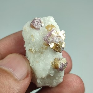 Natural Fluorescent Spinel crystals on matrix beautiful specimen from Afghanistan. &quot;14 grams&quot;