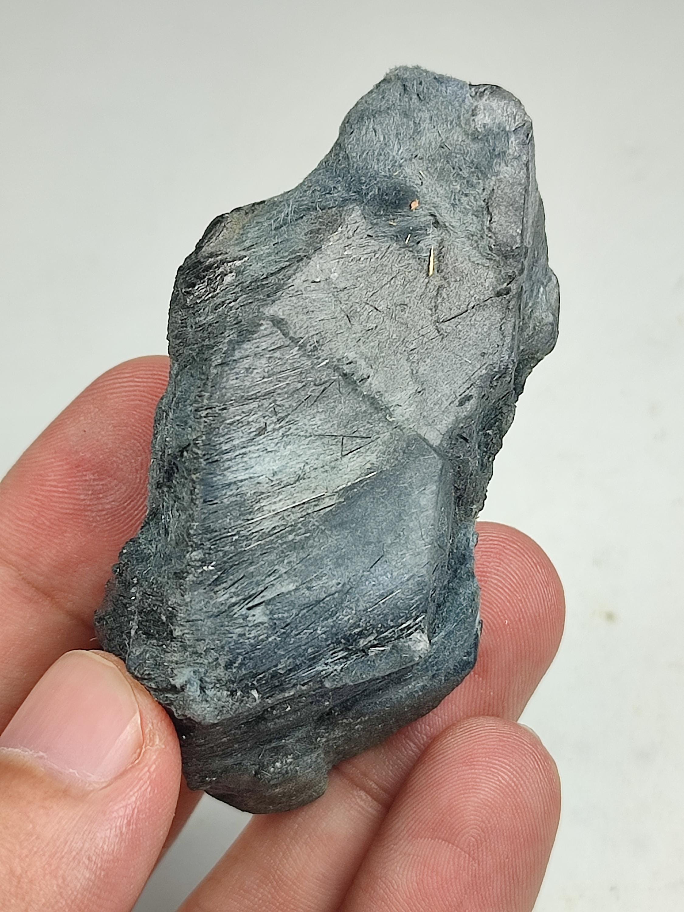 Magnesio Riebeckite Included Quartz Crystal - Zagi Mountains