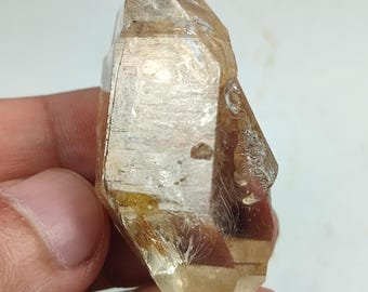 130.0 GM 希少な動くバブル ウィンドウ クォーツ クリスタル