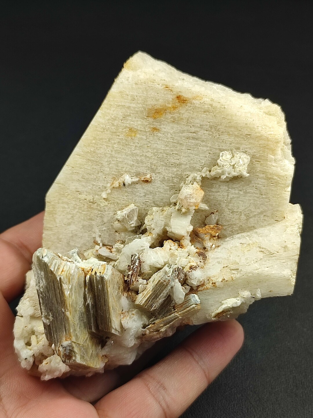 Fluorescent Apatite Mica Albite Specimen, Pakistan Mineral - Etsy
