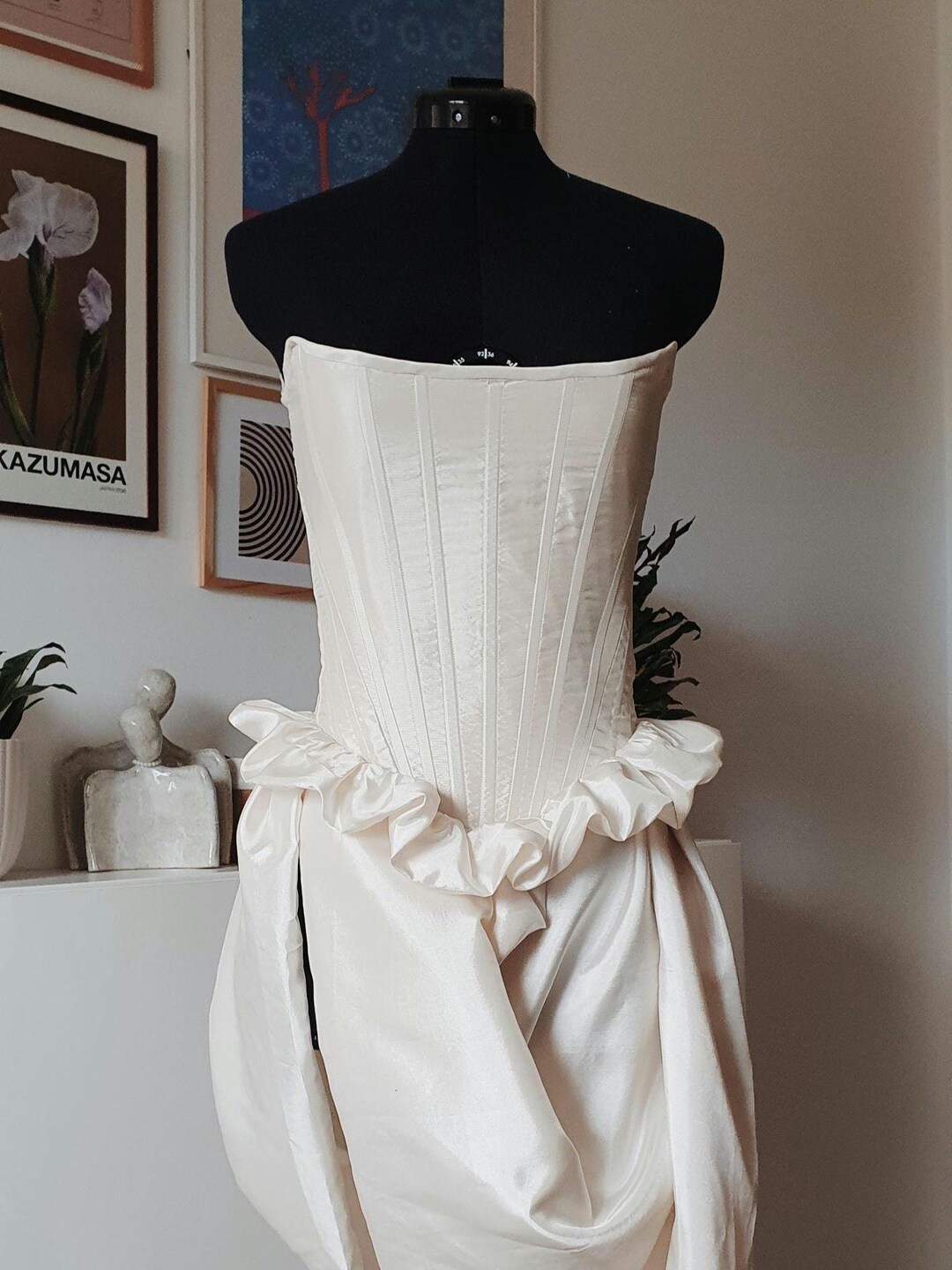 Modern Rococo Corset 18th-century Laced Corset in Rococo Style, Marie Antoinette Costume ...