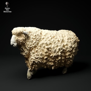 Devon and Cornwall Longwool Sheep Walk – 3D Printed Model - Unpainted - Animals Miniatures - Resin