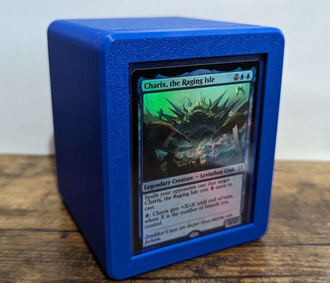 Modular Deck Box - With Commander Plate and Kickstand - MTG Magic the ...