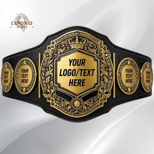 Custom Championship Heavyweight Belt | Personalized Wrestling, Boxing & MMA Title Belt | Fantasy League Trophy Gift and boy friend gift