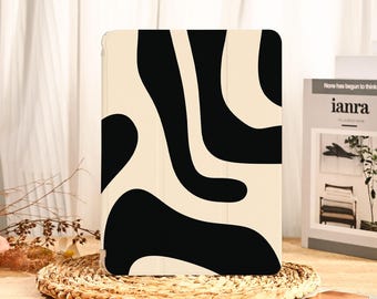 Abstract Wave Unique iPad Case Cover For 2025 iPad Air 7/6 11"13", iPad 11/10/9 gen, iPad Pro 11"12.9", iPad Pro 13'' 2025, iPad Mini 6 7