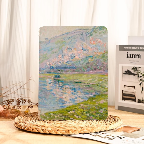Claude Monet Oil Painting iPad Case Cover For iPad Air 6/7,iPad 11/10/9,iPad 9.7" 10.2" 10.9" 11" 12.9 inch,iPad Mini 6 7 iPad 2025 Pro Case