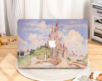 Capa protetora Castle para MacBook Pro 13/14/15/16 polegadas M1 M2 M3 2024 2023 2022, modelo M4 Air 2025, modelo Retina 15, 13 e 12 polegadas