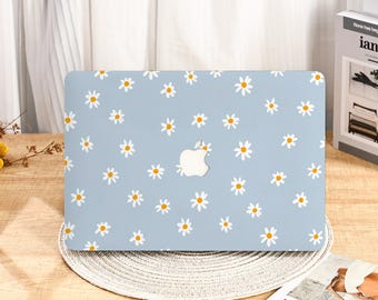 Trendy Floral Macbook Protective Case Cover for 2025 M4 Air 15/13/11 Inch Macbook Pro 13/14/15/16 Inch M2 M3 Apple Laptop 2024 2023 2022