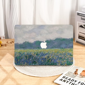 Field of Yellow Irises MacBook Protective Case Oil Painting Cover for Air 15/13/11 Inch MacBook Pro 13/14/15/16 Inch M1 M2 M3 2024 2023 2022