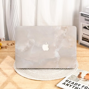 Beige Marble Texture MacBook Case Cover for 2025 M4 Air 15/13/11 Inch Retina 15 13 MacBook Pro 13/14/15/16 Inch Apple Laptop 2024 2023 2022