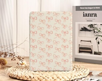 Girly Bow Kindle Case 12th 2024 All New Kindle Paperwhite Cute Kindle Cover Stylish Kindle Colorsoft 7" Cover Personalized Gift for Her