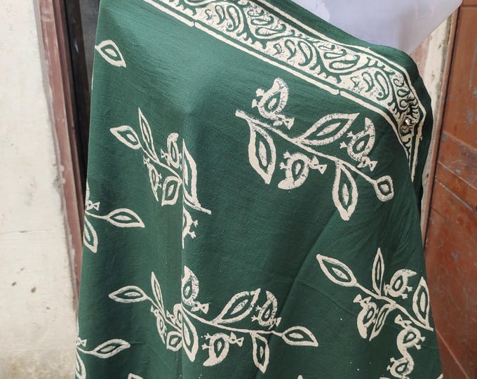 Hand Block Printed Beach Sarong for Women beach scarves in cotton Beach Wrap Pareo Beach Swim wear gift for her Beach Cover Ups Indian lungi