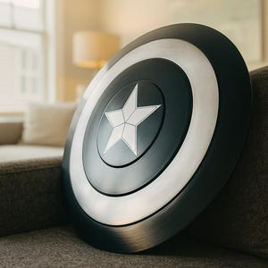 Marvel-Inspired Captain America Shield | Steve Rogers Cosplay Prop | Winter Soldier Replica | Halloween Gift