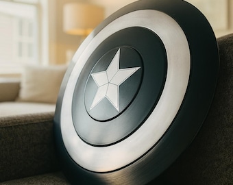 Marvel-Inspired Captain America Shield | Steve Rogers Cosplay Prop | Winter Soldier Replica | Halloween Gift