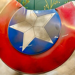 Marvel-Inspired Captain America Shield | Steve Rogers Cosplay Prop | Winter Soldier Replica | Halloween Gift broken shield