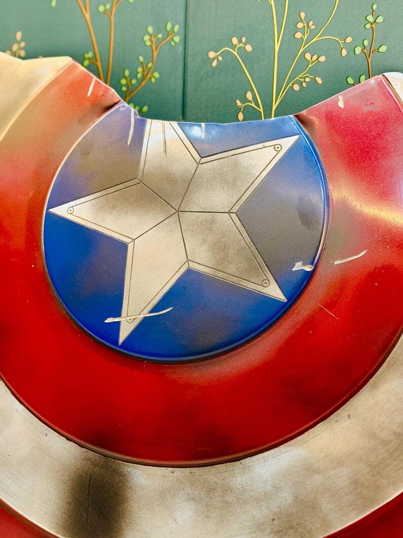 Marvel-Inspired Captain America Shield | Steve Rogers Cosplay Prop | Winter Soldier Replica | Halloween Gift broken shield