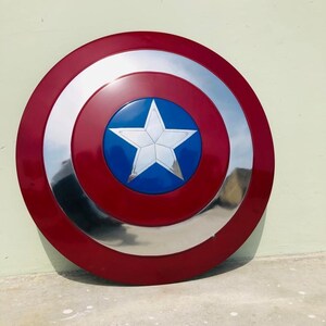 Marvel-Inspired Captain America Shield | Steve Rogers Cosplay Prop | Winter Soldier Replica | Halloween Gift Captain Shield