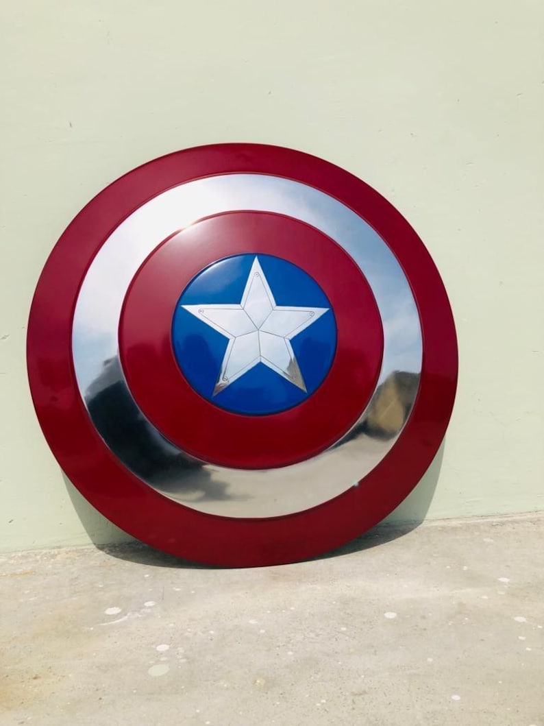 Marvel-Inspired Captain America Shield | Steve Rogers Cosplay Prop | Winter Soldier Replica | Halloween Gift Captain Shield