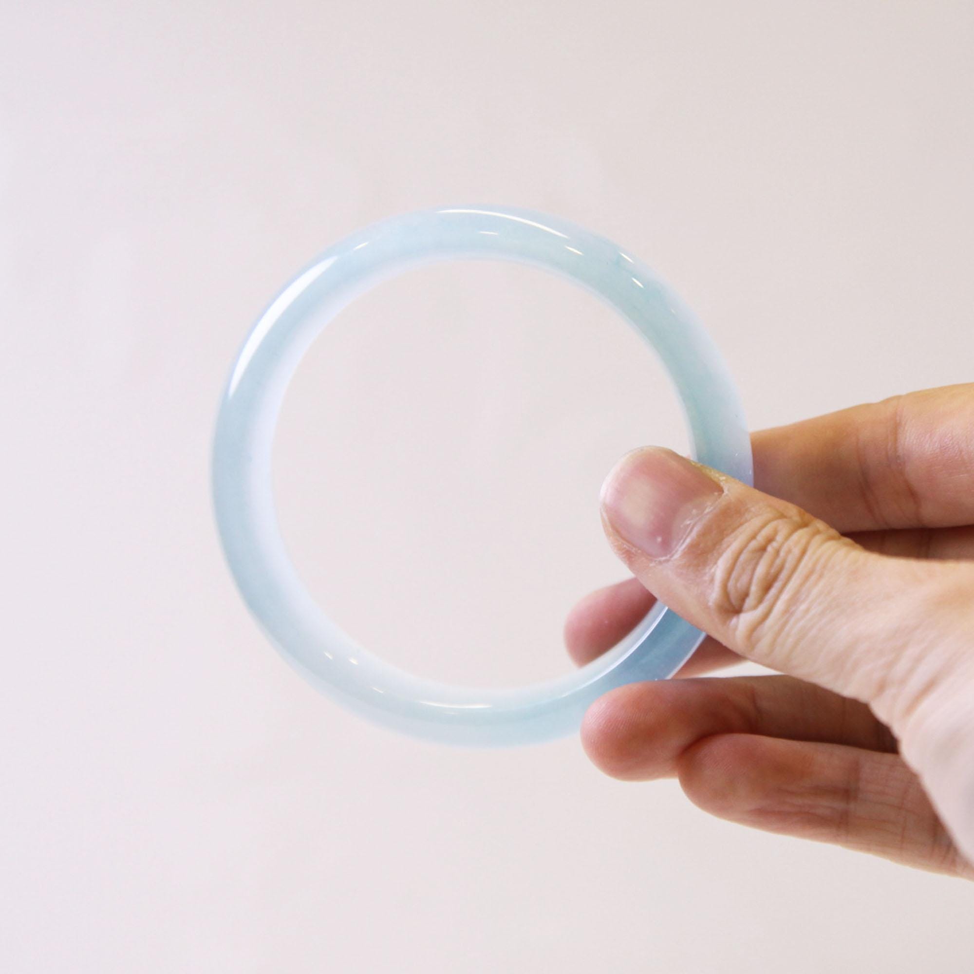 Ice Jade Bangle - Etsy