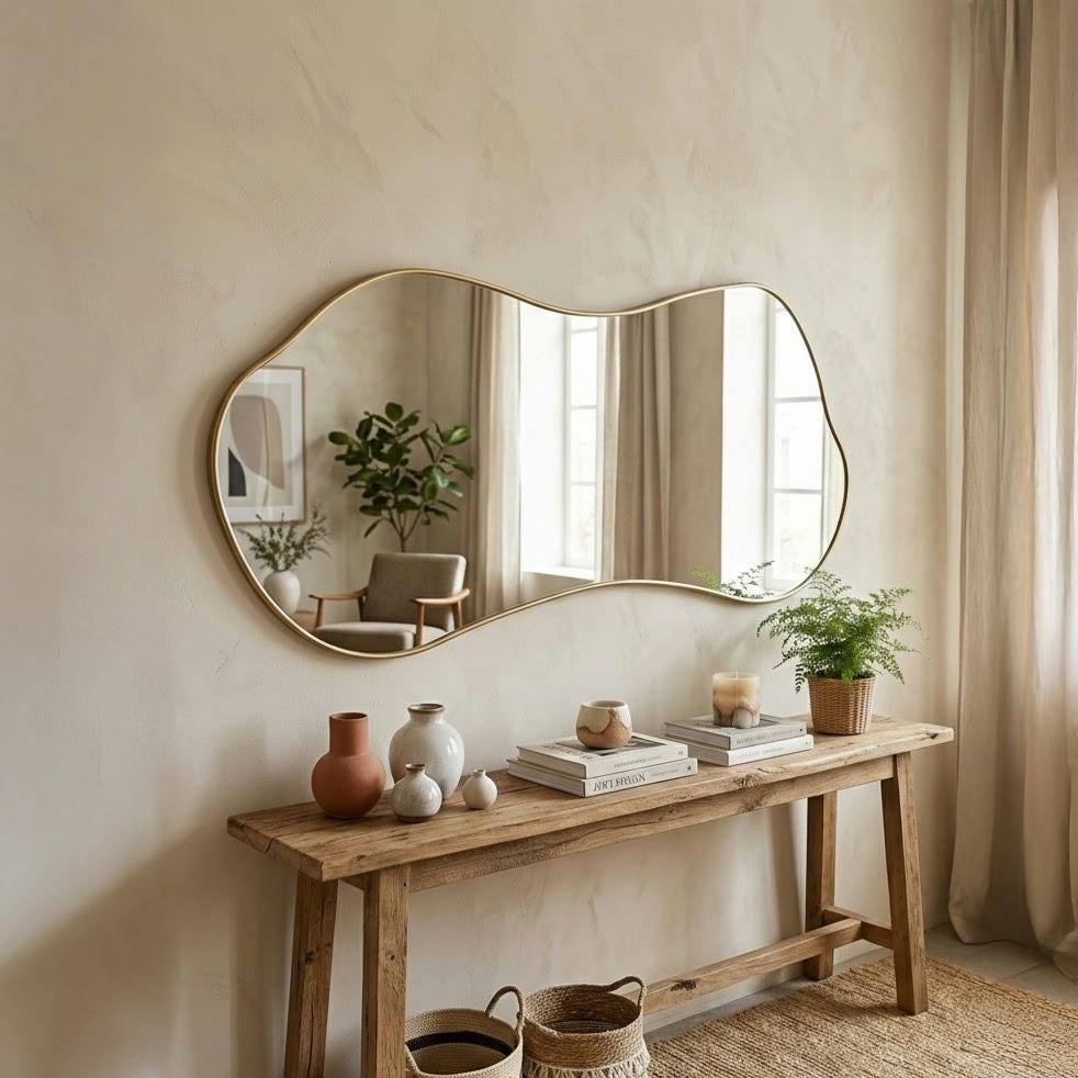 Organic mirror - Etsy 日本