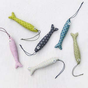 Fish keychain: a perfect gift for fishing lovers, handmade by olula. Unique gifts for men who love fishing. image 3