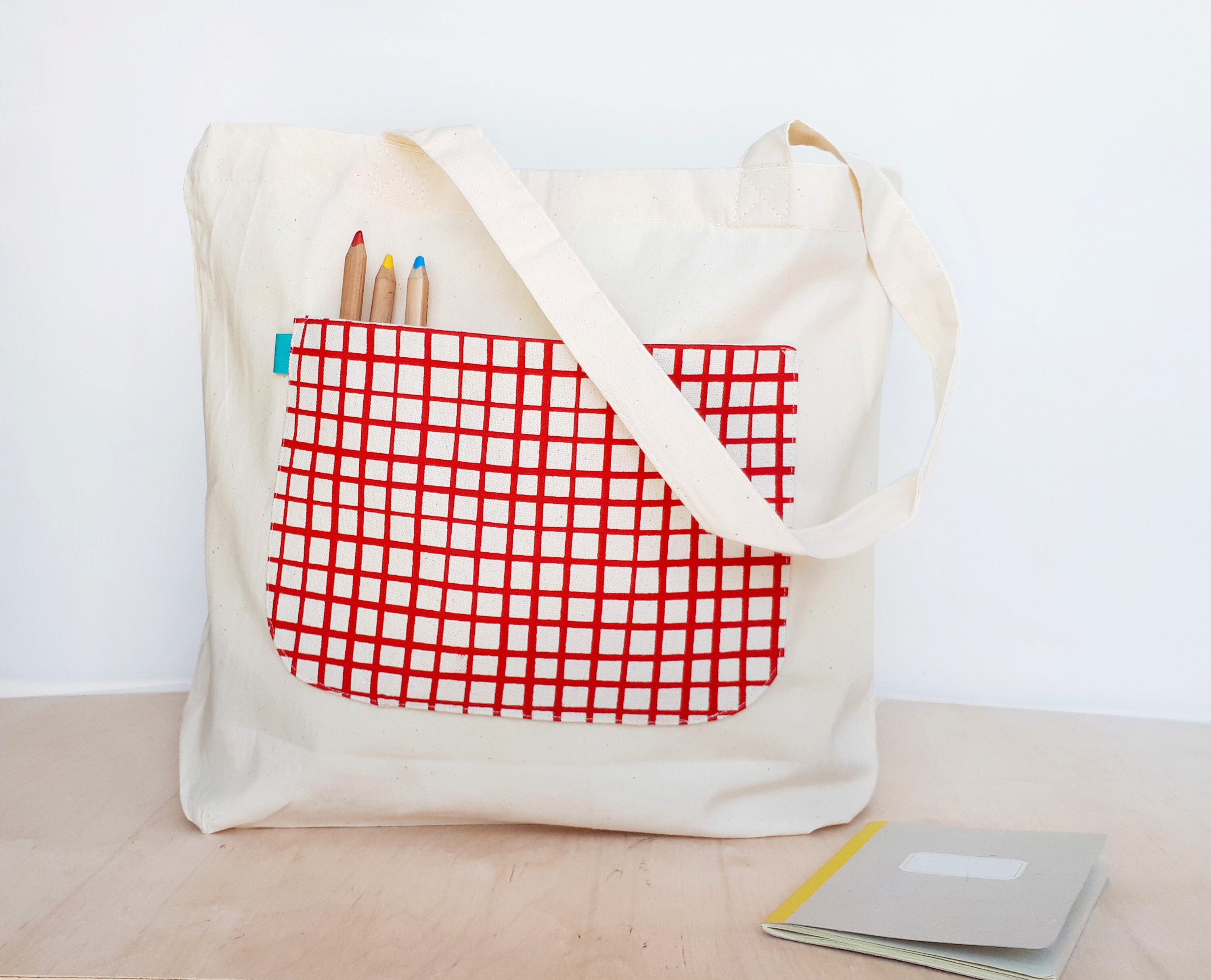 Bolsa de compras con estampado de letra con monedero  Computer tote bag,  Fashion tote bag, Stylish school bags