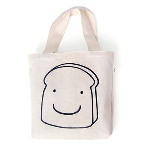 Canvas lunch bag for kids. Reusable sandwich bag. Fun snack bags for kids and adults by Olula image 3