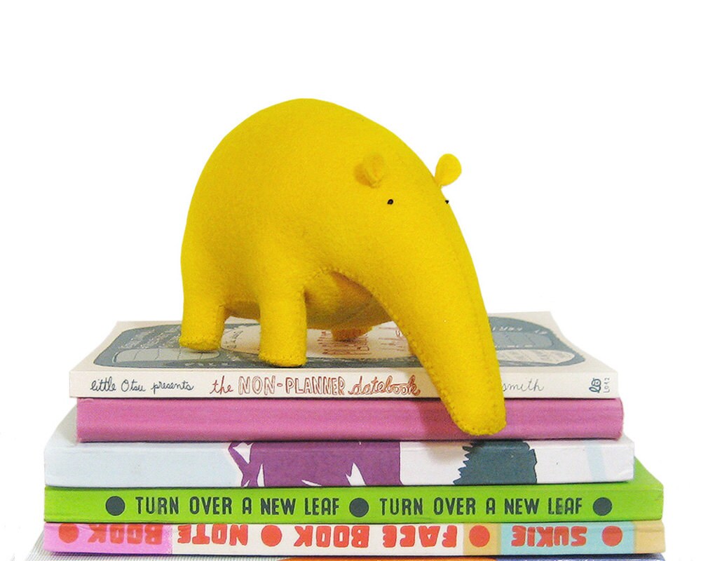 stuffed Animal Tapir Birth Announcement Cadeau Fait à Main Soft Toy Plush Doll Playful Homedecor Kid