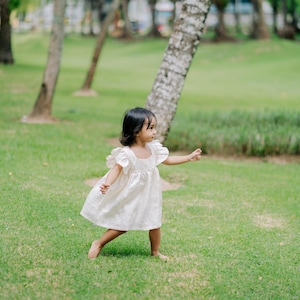 Shankara | Kangin Dress |100% Premium Pure Linen|Kidswear, Linen clothes, Linen dress baby girl, Kids linen outfit, Linen clothing babywear