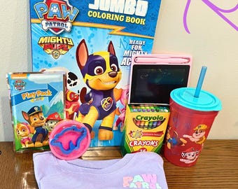 Paw Patrol Fan Bundle for Girls – Shirt & Play Activities for Kids