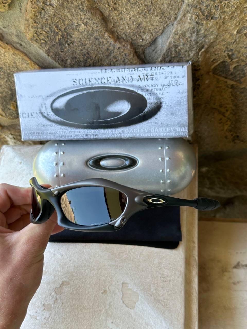 Vintage Oakley Splice Sunglasses. Polarized, Metal Frame - Etsy
