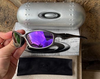 Oakley Hatchet Purple/grey Sunglasses Made in USA Vintage 90's O