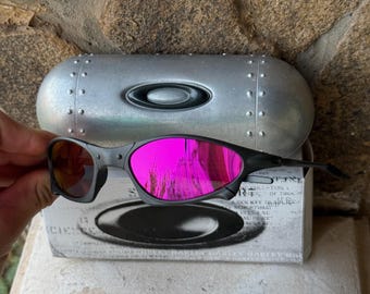 Óculos de sol Oakley X-Metal Penny. Item raro de colecionador vintage.