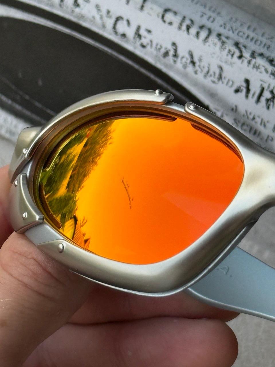 Vintage Oakley Plate Polarized Sunglasses Y2K Gorpcore Style