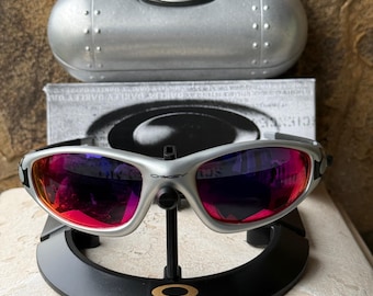 ヴィンテージ オークリー プレート偏光サングラス Y2K ゴープコア