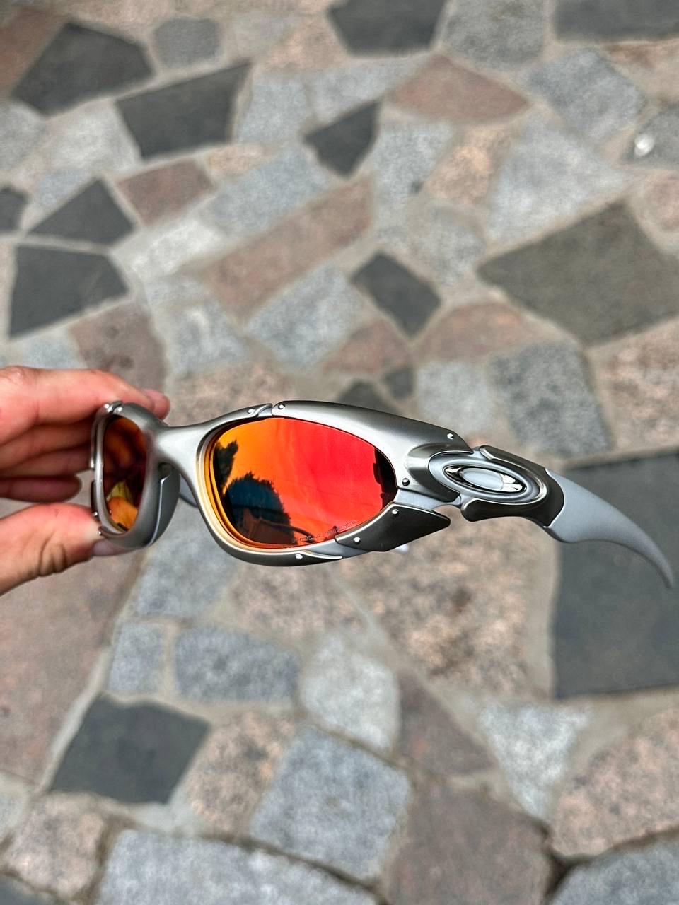 ヴィンテージ オークリー プレート偏光サングラス Y2K ゴープコア