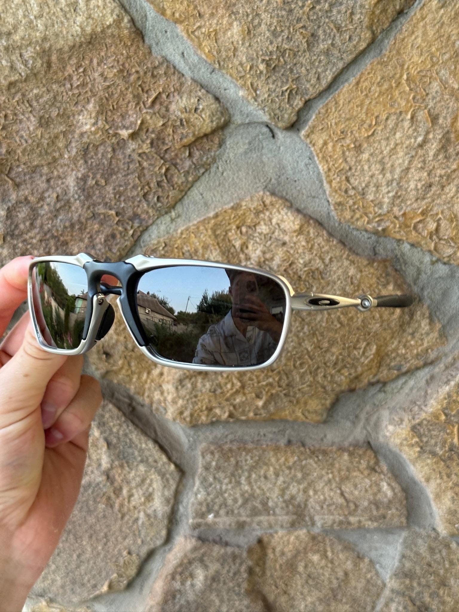 Oakley Badman Polarized Sunglasses. Rare Collector's Titanium