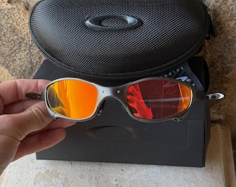 Vintage Oakley Juliet X-metal Sunglasses, Fire Iridium Polarized