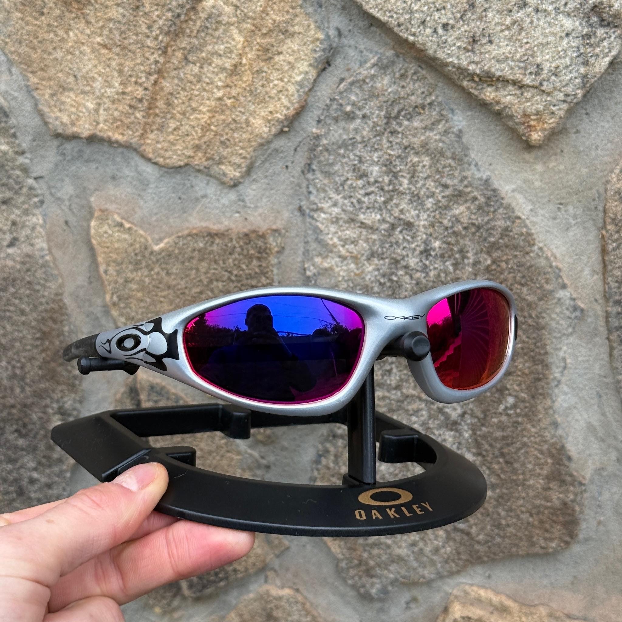 Oakley MUZM Straight Jacket 99 Flames Sunglasses – Prizm Ruby