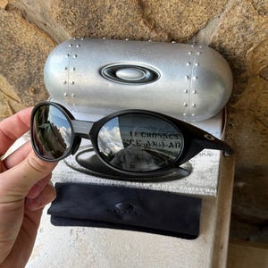 Oakley Eyejacket Redux Sunglasses, Retro 90s, Sport & Outdoor Eyewear, Black Prizm Iridium Lenses